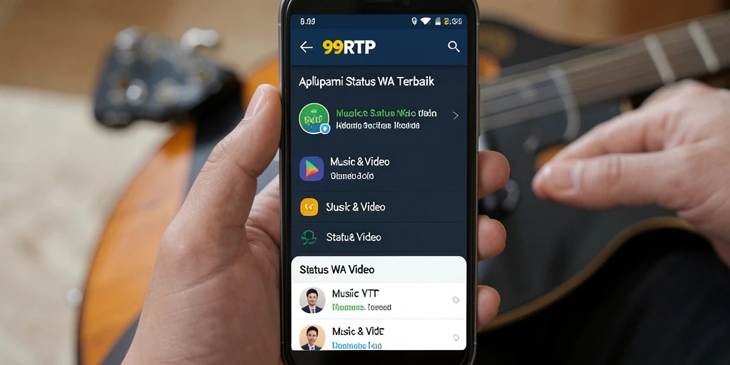 Tampilan antarmuka 99RTP yang sederhana dan menarik untuk Status WA Video.