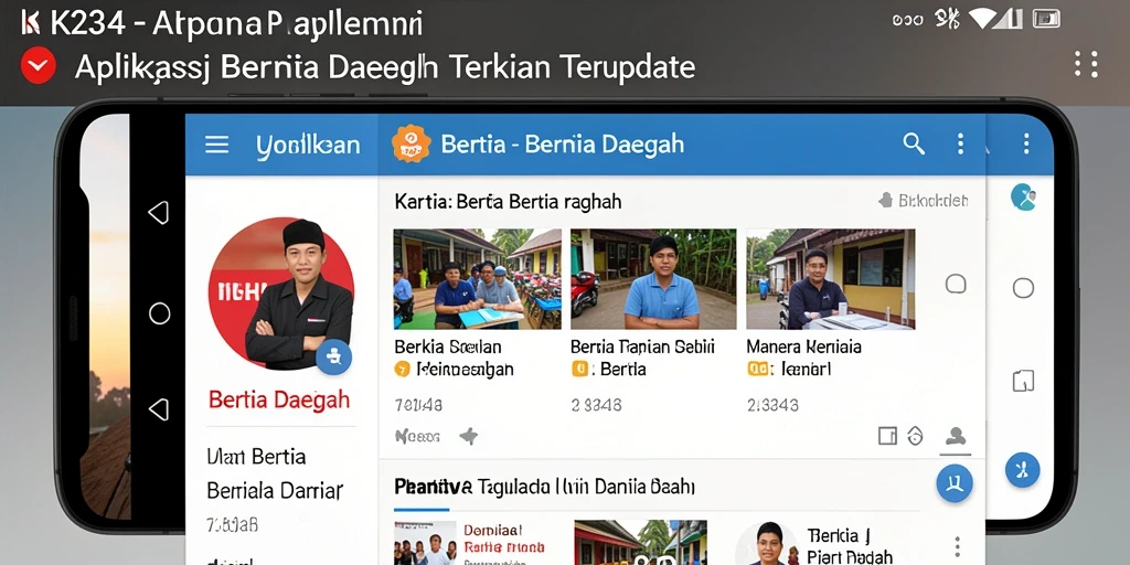 Antarmuka K234 yang sederhana dan informatif.