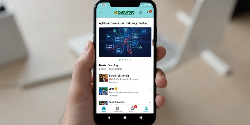 Antarmuka aplikasi KARTUTOTO yang menarik dan informatif.