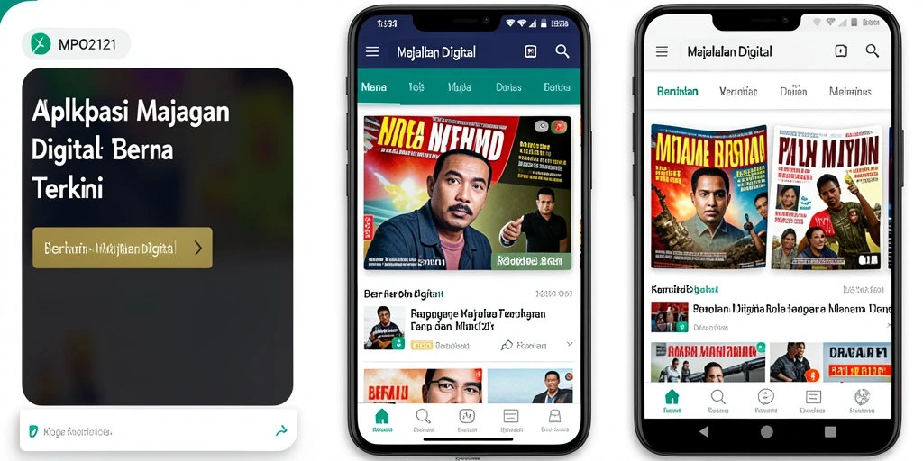 Tampilan antarmuka aplikasi MPO2121 yang menarik dan interaktif.