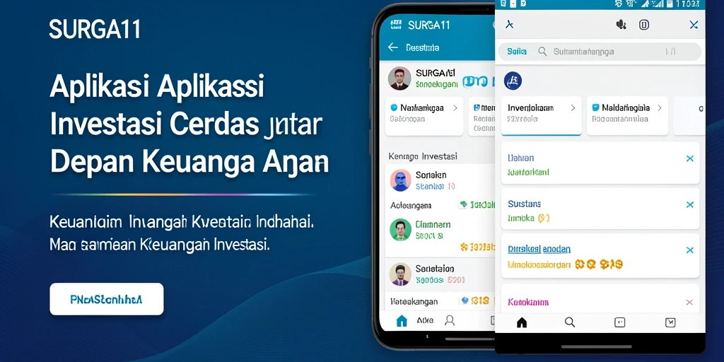 Antarmuka modern SURGA11 yang intuitif untuk investasi cerdas.