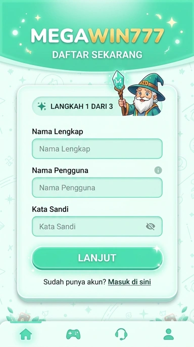 Cara Mudah Registrasi Akun Megawin777 untuk Android